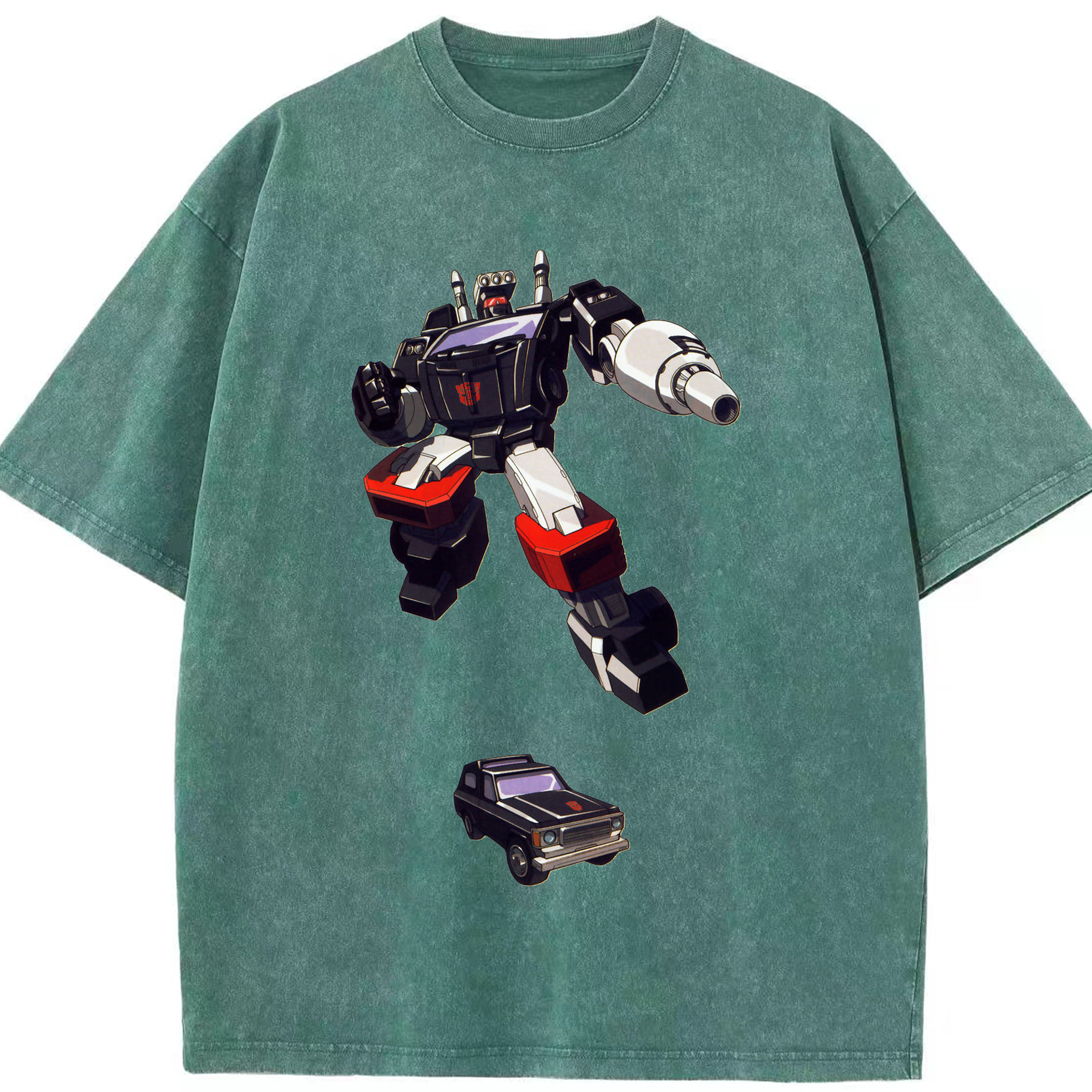 （画像用）  綿100% ヴィンテージ風 半袖Tシャツ（フロントプリント）